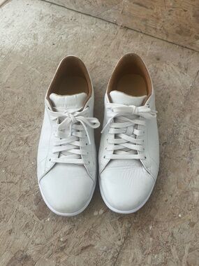 Cole Haan White Leather Sneakers